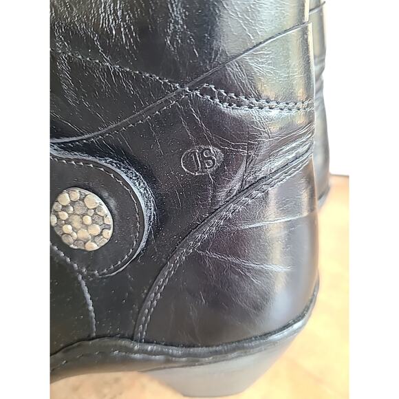 JOSEF SEIBEL Women's Ankle‎ Boots Heels - BlackLeather - Size 37/ US 6-6.5 Calla - Picture 5 of 8